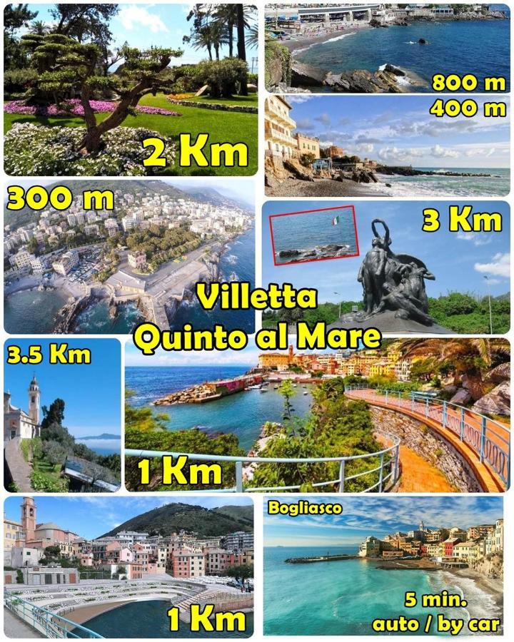 Villetta Quinto Al Mare - 2 Minutes From The Beach Genoa Ngoại thất bức ảnh